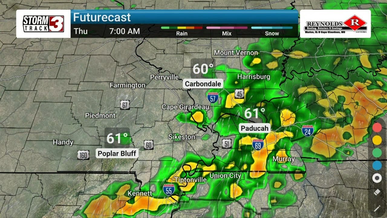 Tracking possible thunderstorms through the rest of the week