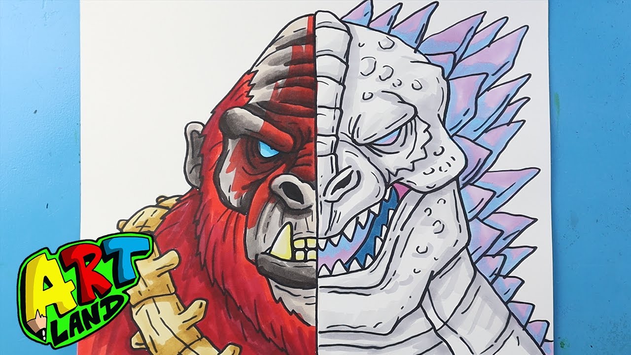How to Draw Skar King x Shimo Face Off