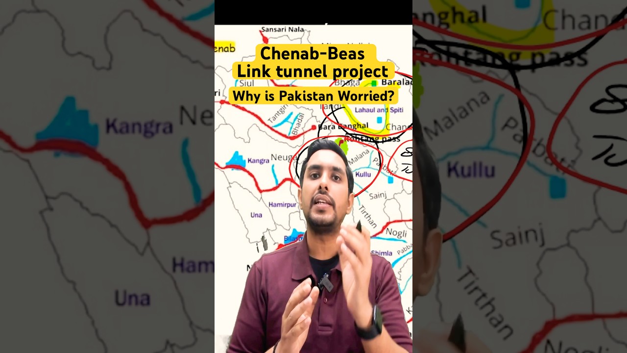 Chenab-Beas Link Tunnel: India's Water Masterstroke l Why Is Pakistan Worried? #induswatertreaty