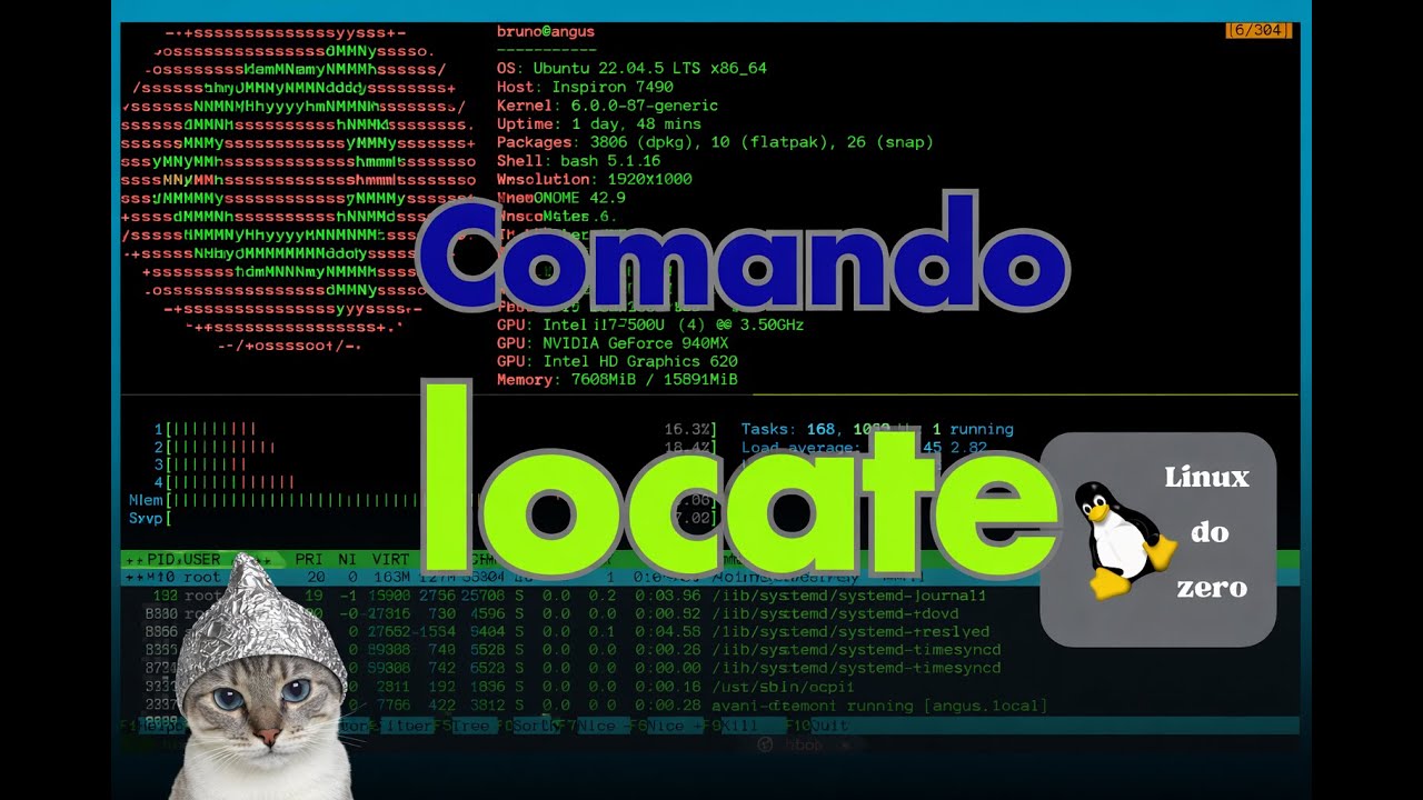 Aula 16 – Comando locate: encontre arquivos no Linux | Curso Linux para Computação Científica