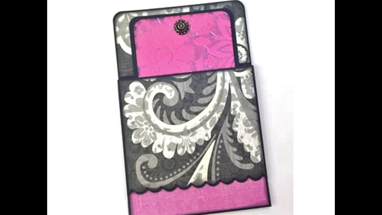 Double-Sided Library Pocket w/Flap