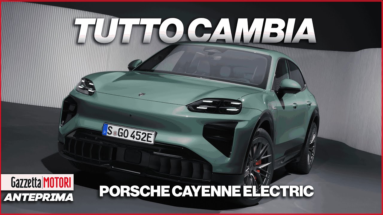 Porsche Cayenne ELETTRICA, affianca la termica e accelera come una HYPERCAR!