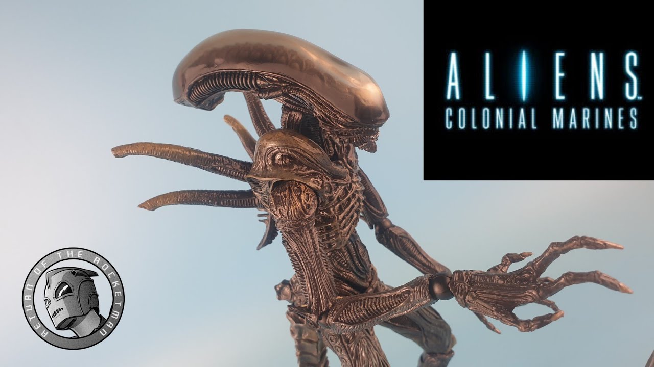 Aliens colonial marines NO.1 lurker play arts kai action figure review