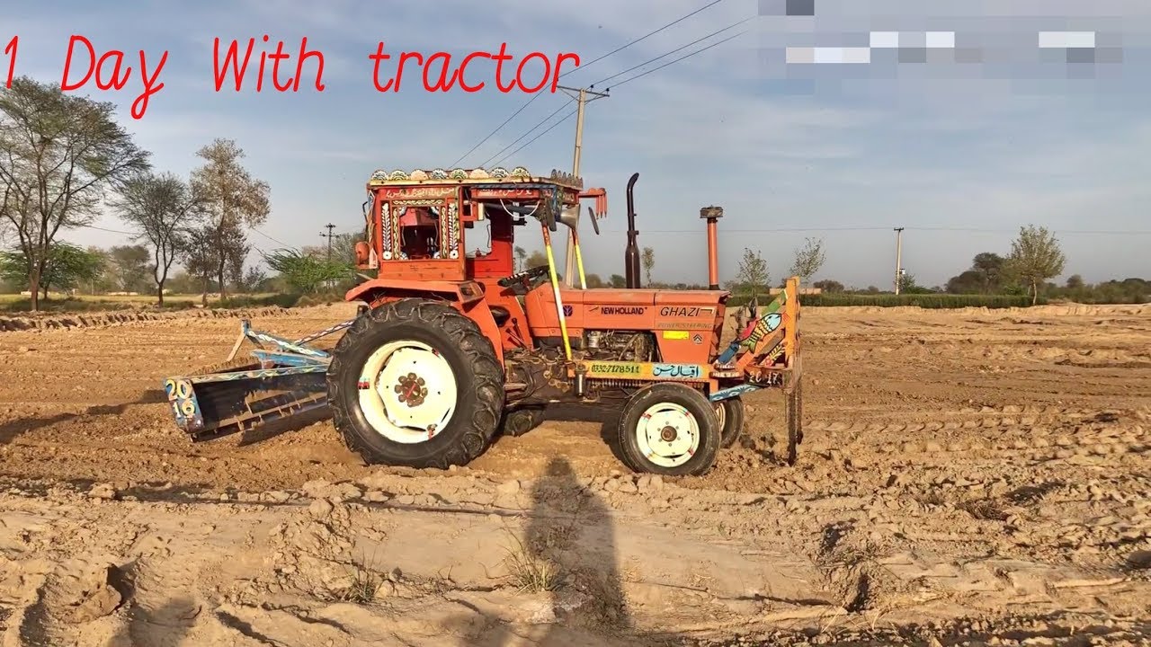 1 Day With Tractor 🚜 || Mazhar k Vlogs