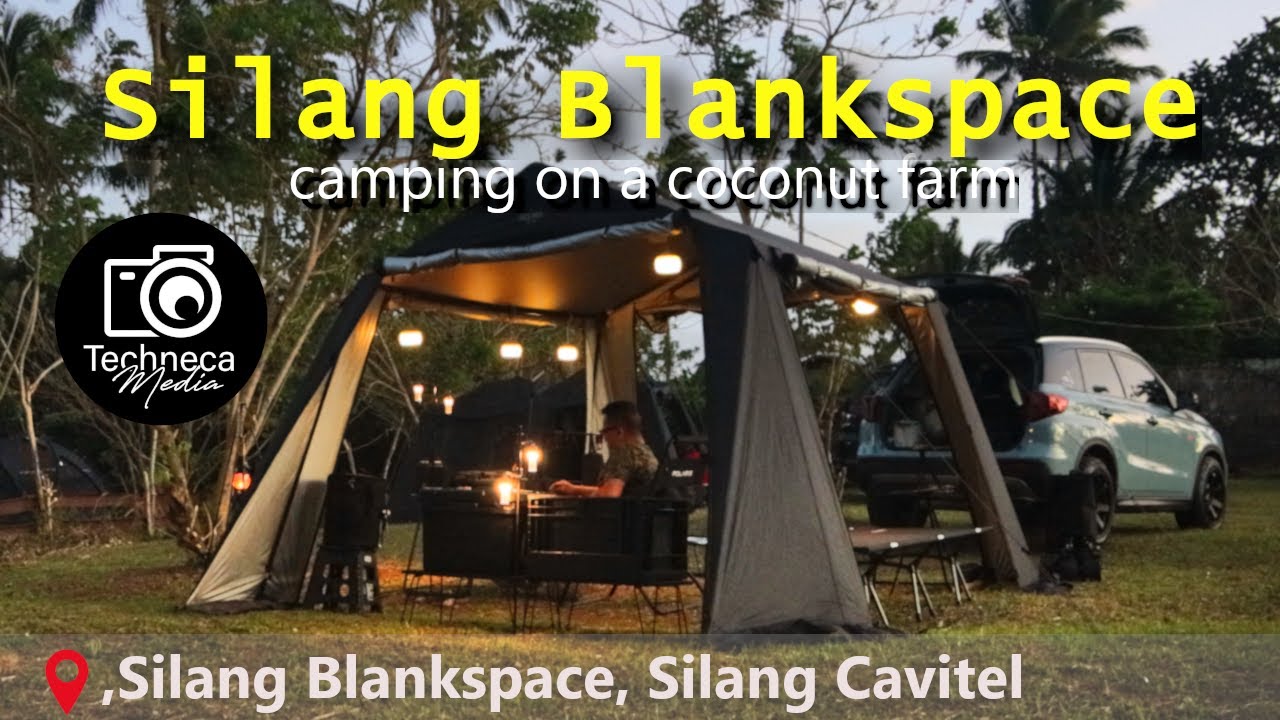 Camping At A Coconut Farm | Silangan Blankspace | Silang Cavite | KZM Oscar House