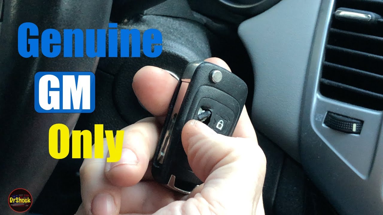 2011 - 2016 OEM GM Key Fob Flip Blade Replacement & Transmitter Programming (Chevrolet Cruze)