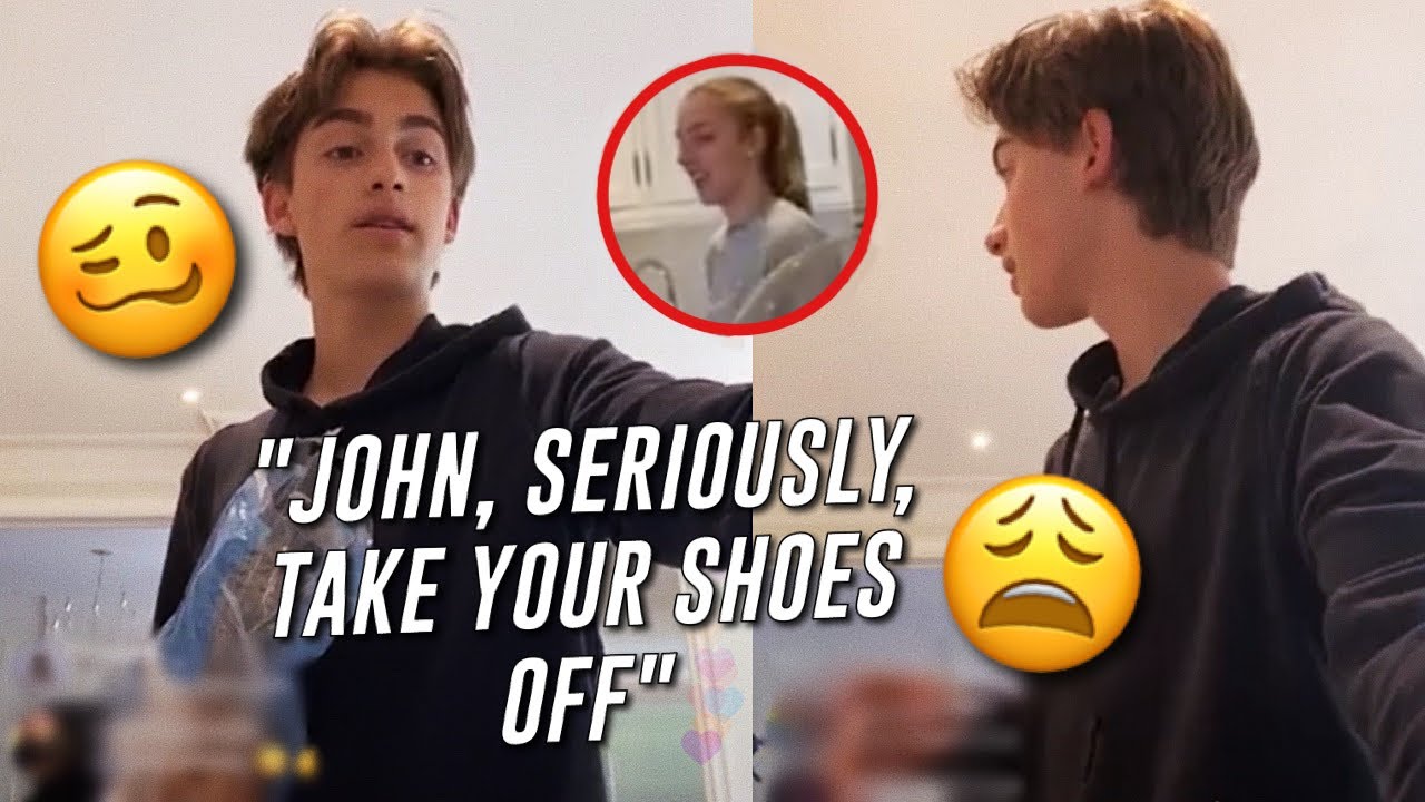 johnny orlando ARGUING with his SISTER on live😭😩