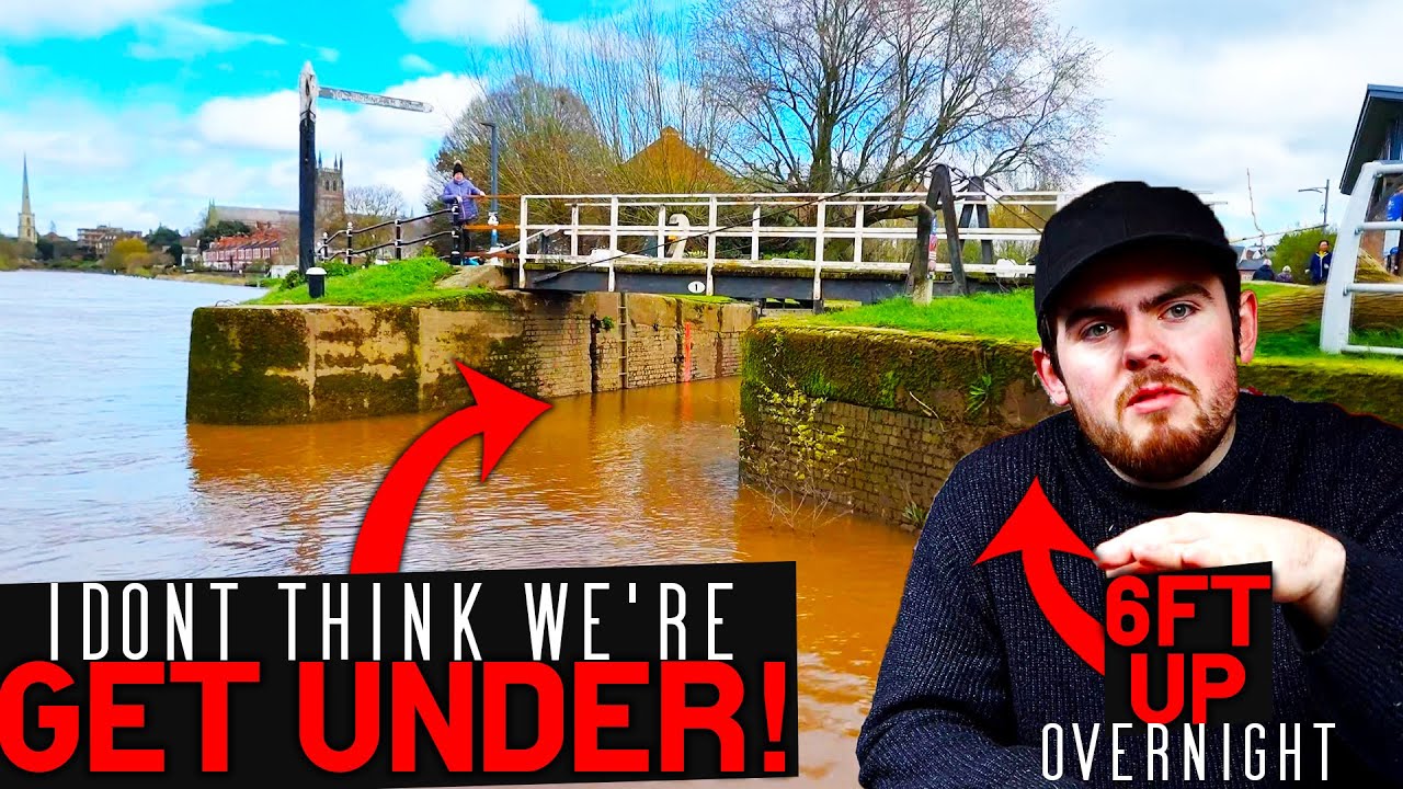 River Severn Rises 6FT & Goes on RED BOARDS! We've Got to Get OFF NOW! - 424