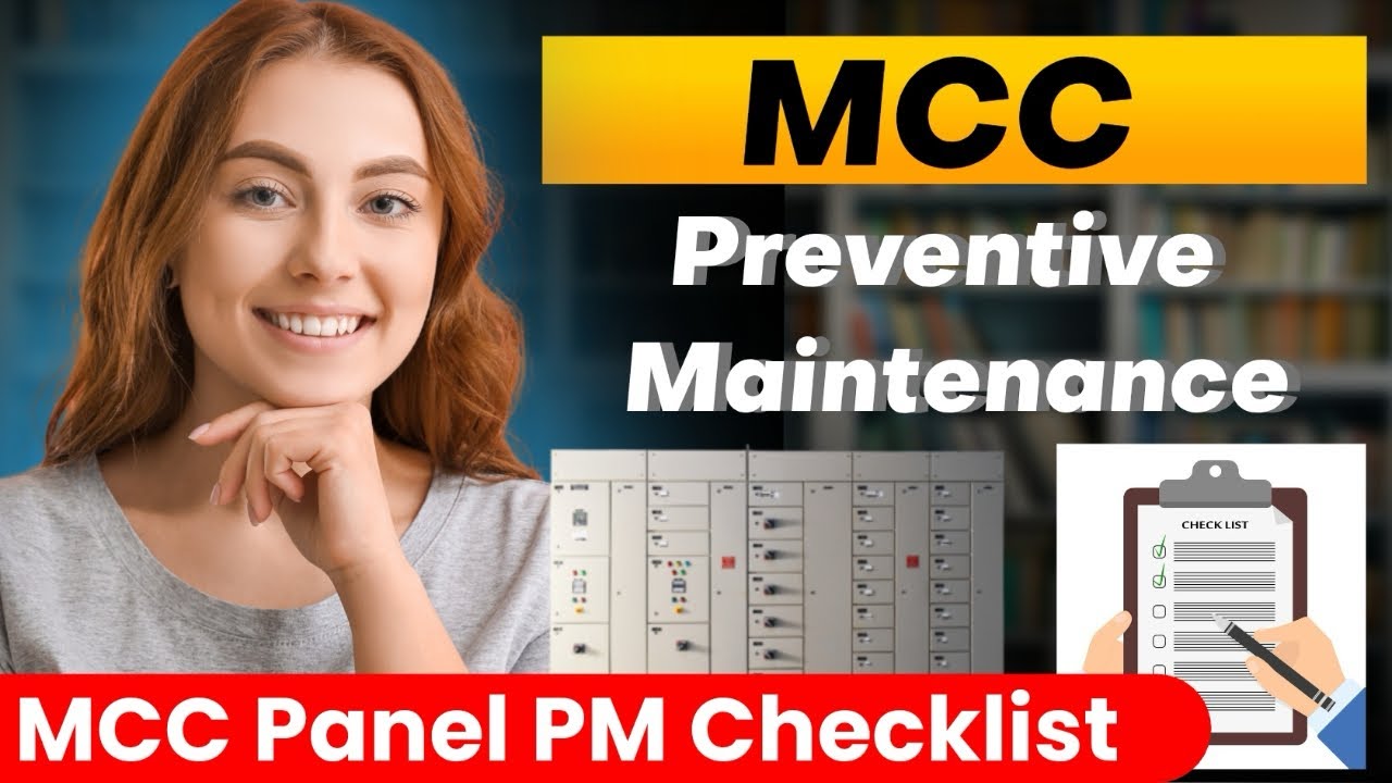 MCC Panel Preventive Maintenance | Step-by-Step Guide with Detailed Checksheet