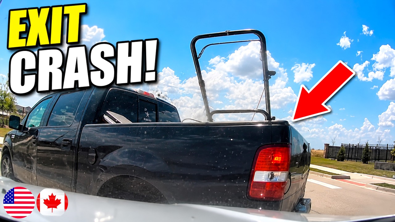 ROUNDABOUT EXIT GONE WRONG AND CRASH HARD - 1017 | Driving Fails