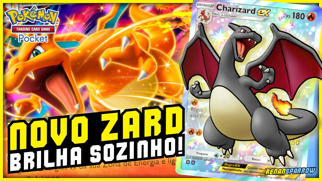 NOVO DECK CHARIZARD EX: FEITO PARA BRILHAR SOZINHO! || Pokémon Pocket 