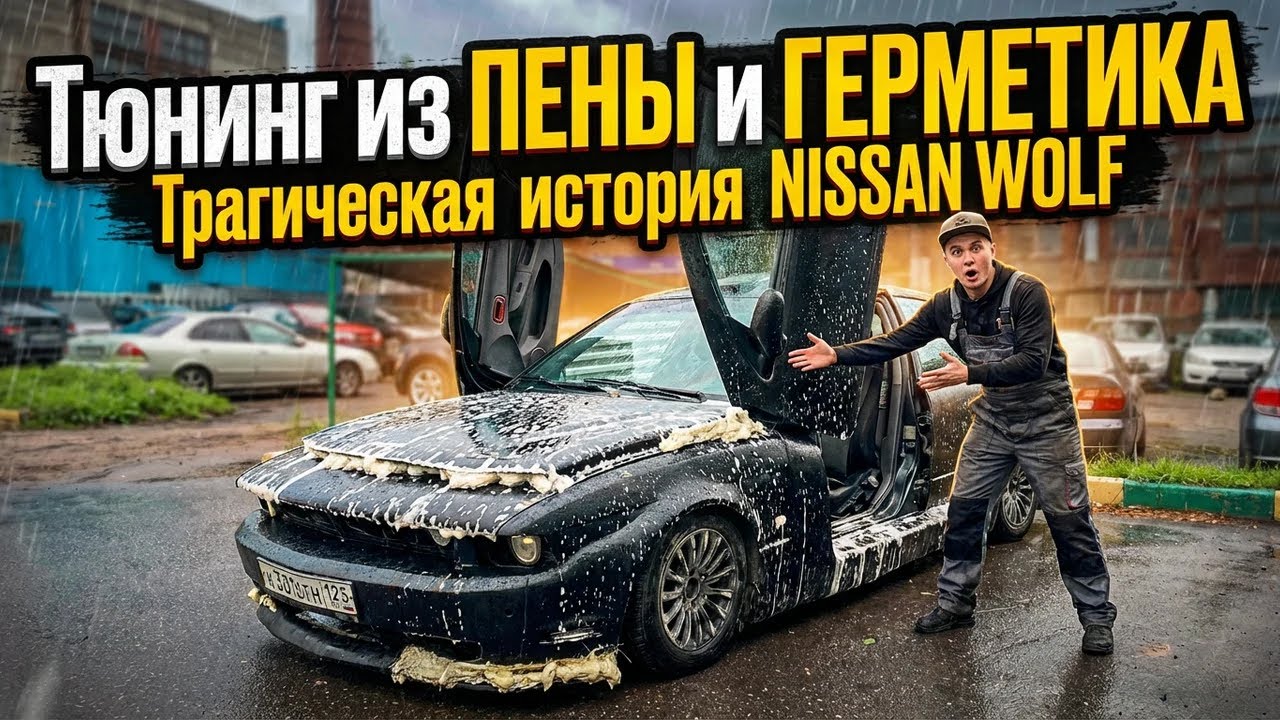 Тюнинг из ПЕНЫ и ГЕРМЕТИКА: Трагическая история NISSAN WOLF