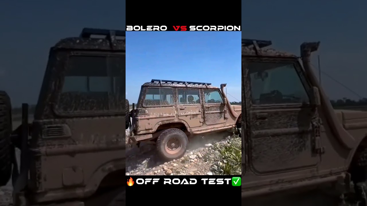 Mahindra Bolero vs Mahindra Scorpio N OFF ROAD TEST 🔥✅