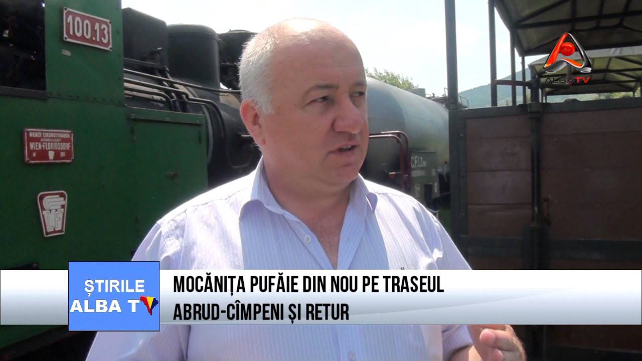 Mocanita pufaie din nou pe traseul Abrud-Cimpeni si retur