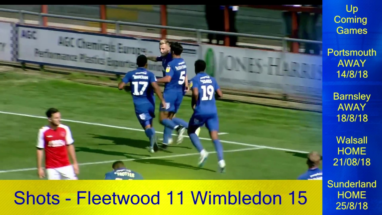 Womble Watch 13/8/18 - Fleetwood/Coventry/Egan