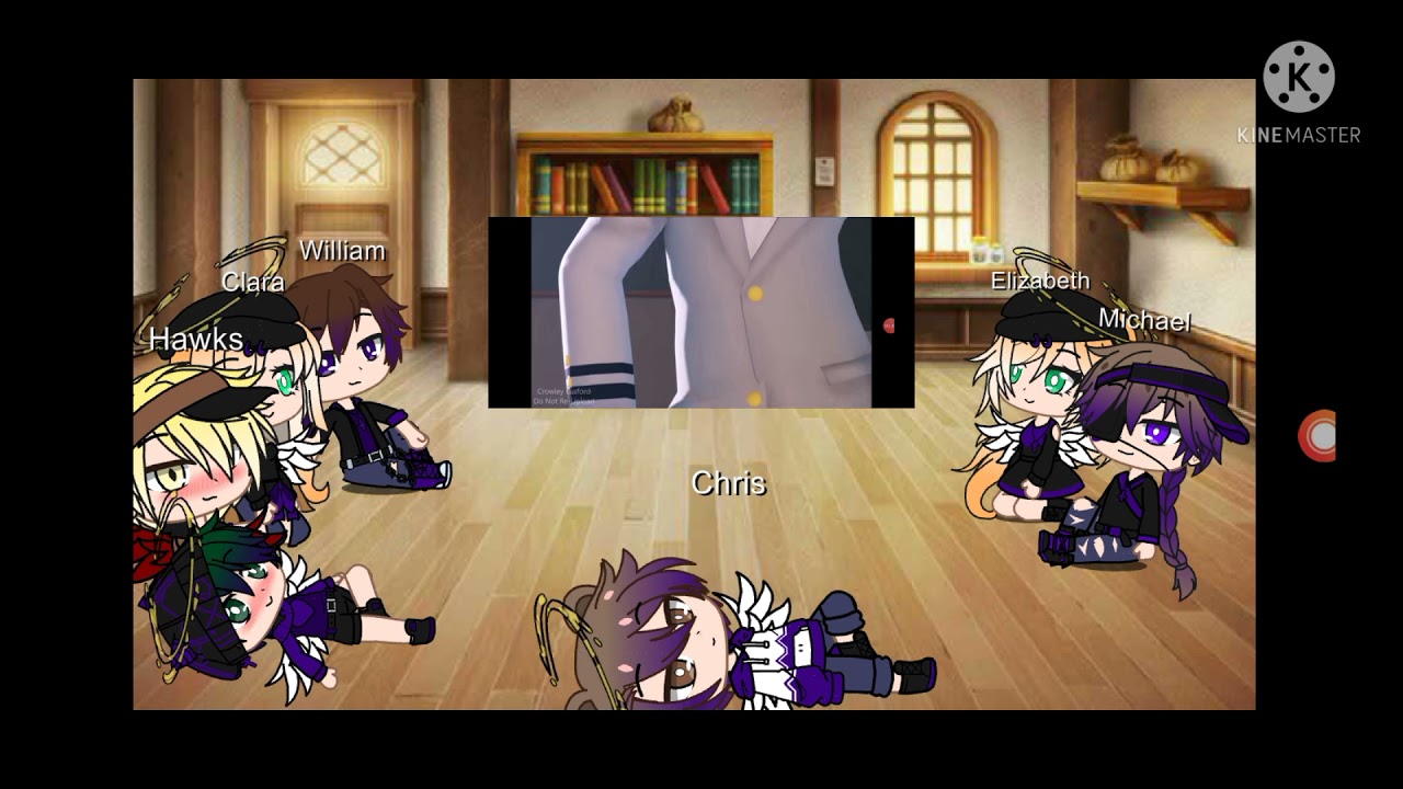 Aftons + Hawks react to deku dancing (Hawdeku/Hawks &times; deku) part 1