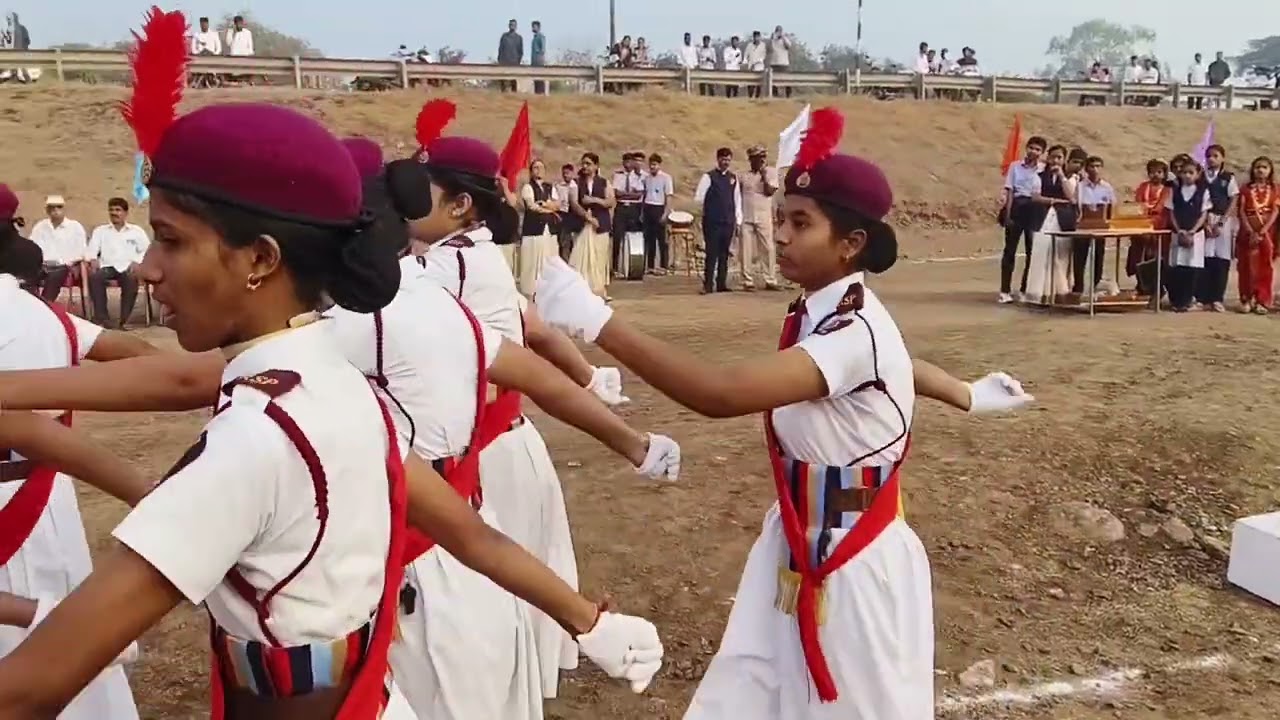 RSP  संचलन भारतीय प्रजासत्ताक दिन 2026 कर्मवीर भाऊराव पाटील विद्यालय,भुईंज ता. वाई 