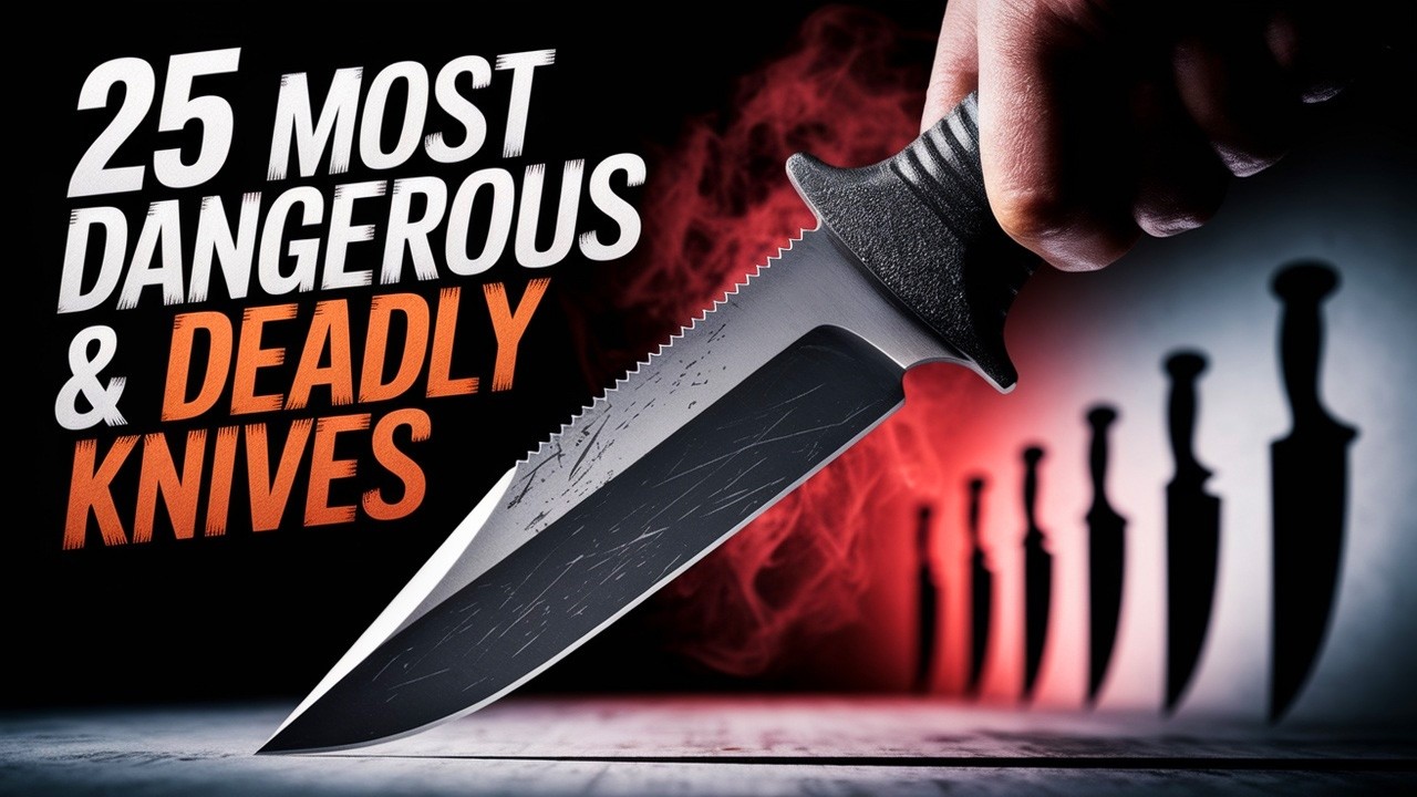 25 Most Dangerous & Deadly Knives In The WORLD