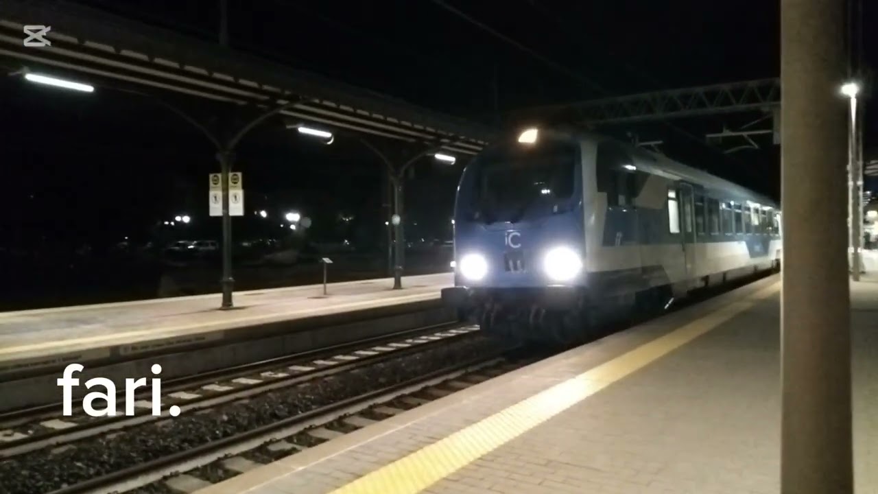 Treni serali alla stazione di follonica godetevelo.
