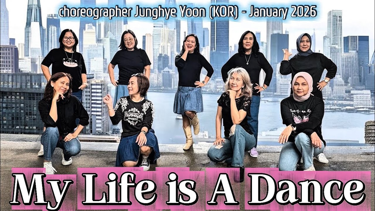 MY LIFE IS A DANCE Linedance choreographer Junghye Yoon (KOR) demo Happy Giriloka LD