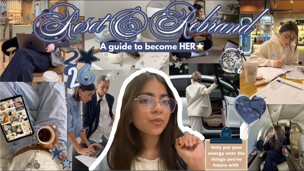 Reset & Rebrand My Life for 2026 | vision board, goals, reflection & becoming her ✨