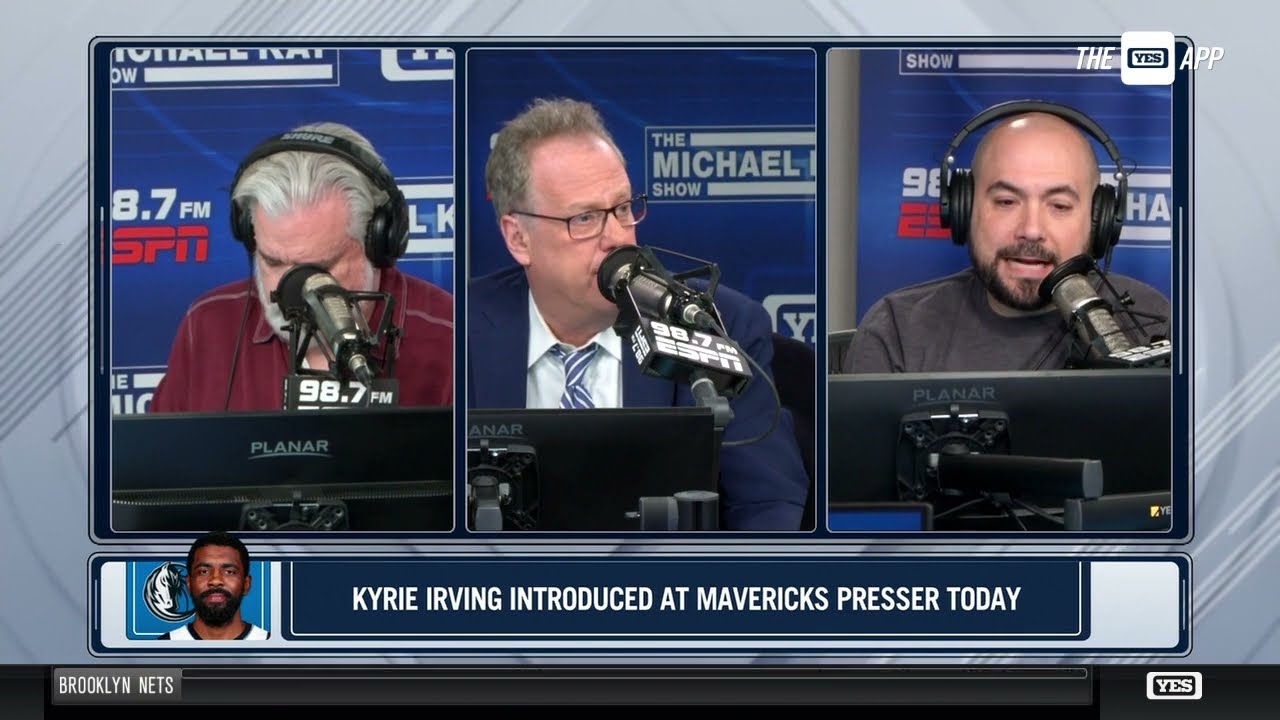 The Michael Kay Show react to Kyrie Irving's first Press Conference in Dallas