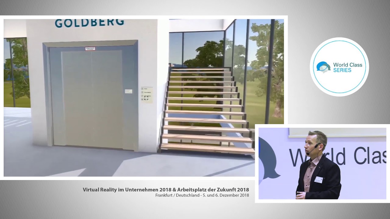 Keynote WBS LearnSpace 3D: Training & Working in der Virtualit&auml;t (HR Innovation Award Gewinner 2018)