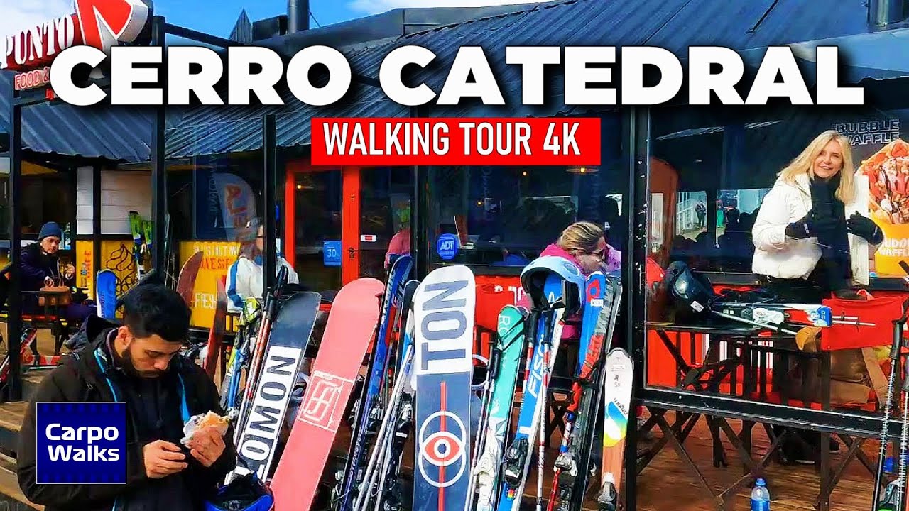 Caminando el CERRO CATEDRAL (Walking Tour)🔸BARILOCHE 4K 🇦🇷