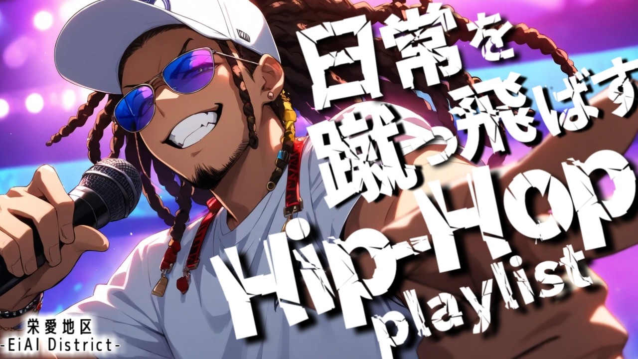 【Japanese Rap/Hip-Hop Playlist】日常を蹴っ飛ばす気分ブチ上げなラッププレイリスト vol.8【栄愛地区-EiAI District-】