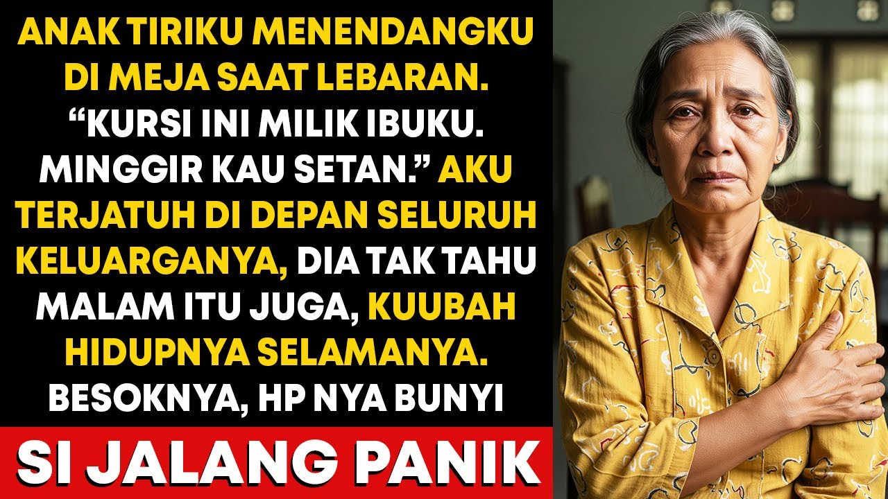 Anak Tiriku Menendangku Dari Kursi, “Minggir Kau S3t4n, Ini Punya Ibuku”—Jadi Besoknya…