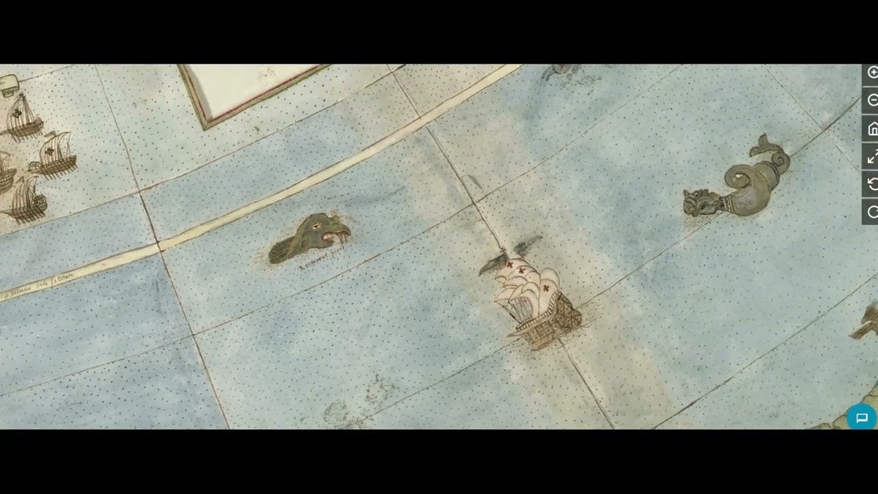 ancient maps with giants!