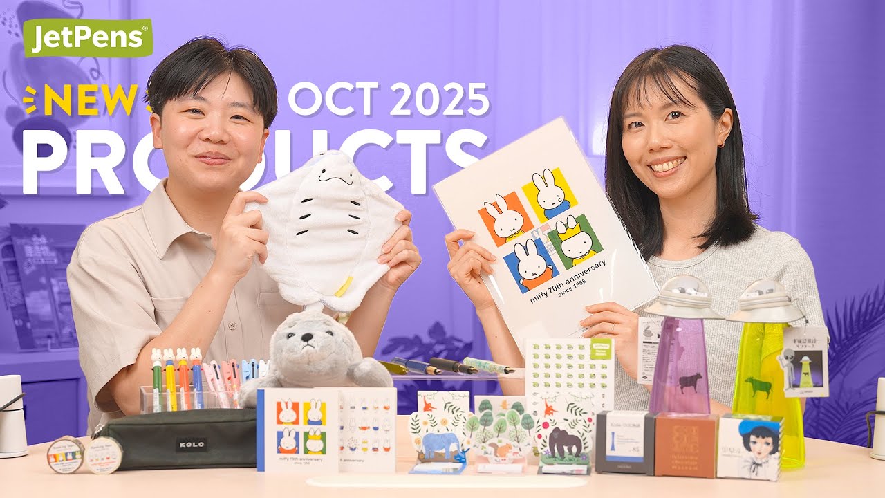 NEW Stationery from October 2025 at JetPens! | New Mildliners, Miffy Items, & Pen Cases! ✨👽