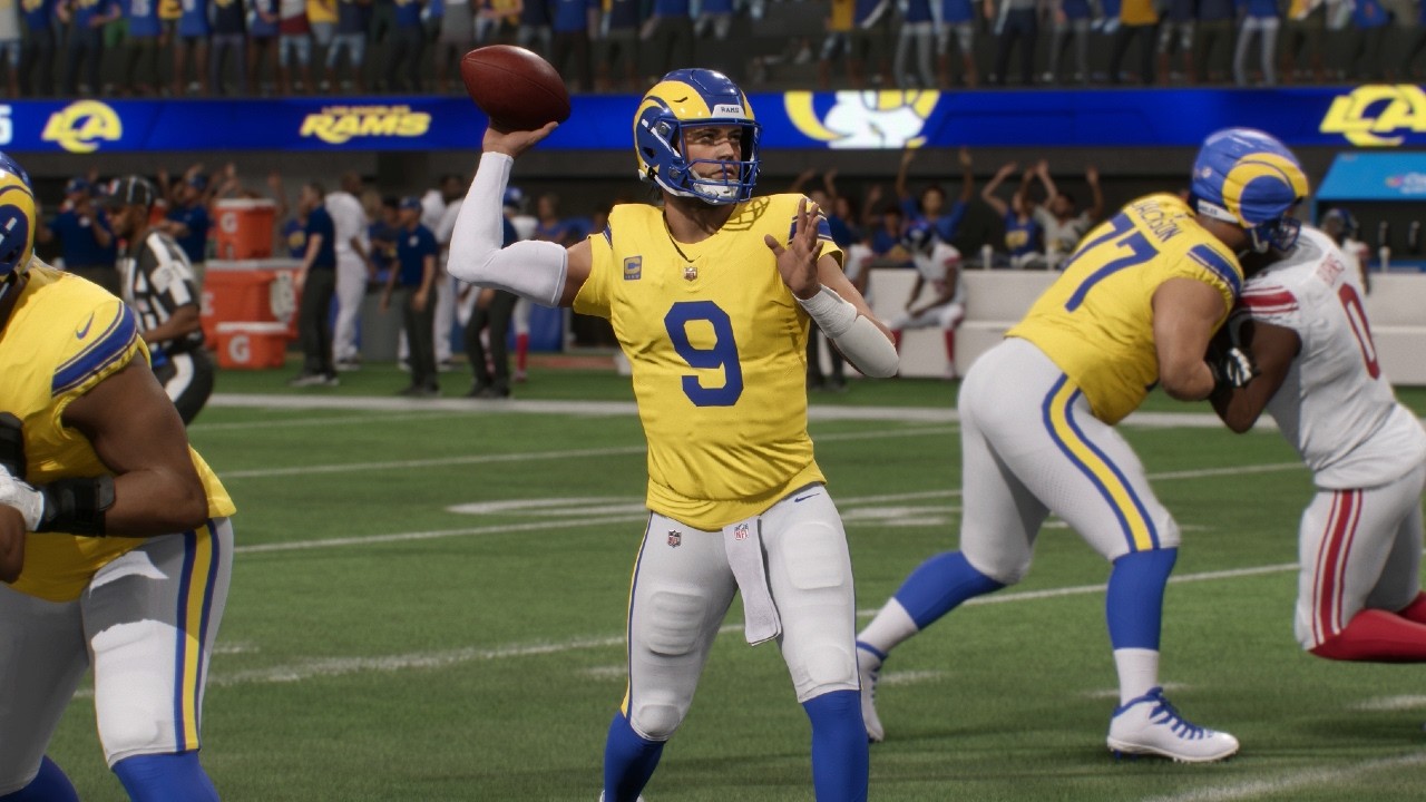 Los Angeles Rams против New York Giants &mdash; лучшие моменты матча 2-й недели сезона NFL 2026 (симуля...