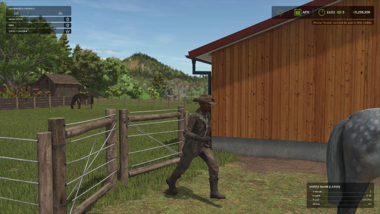 I went on a horse riding farming simulator 25 🐎