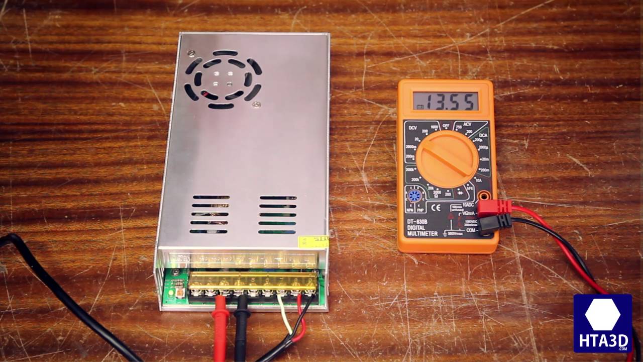 Calibración y Montaje de la Fuente de Alimentación en P3steel - HTA3D