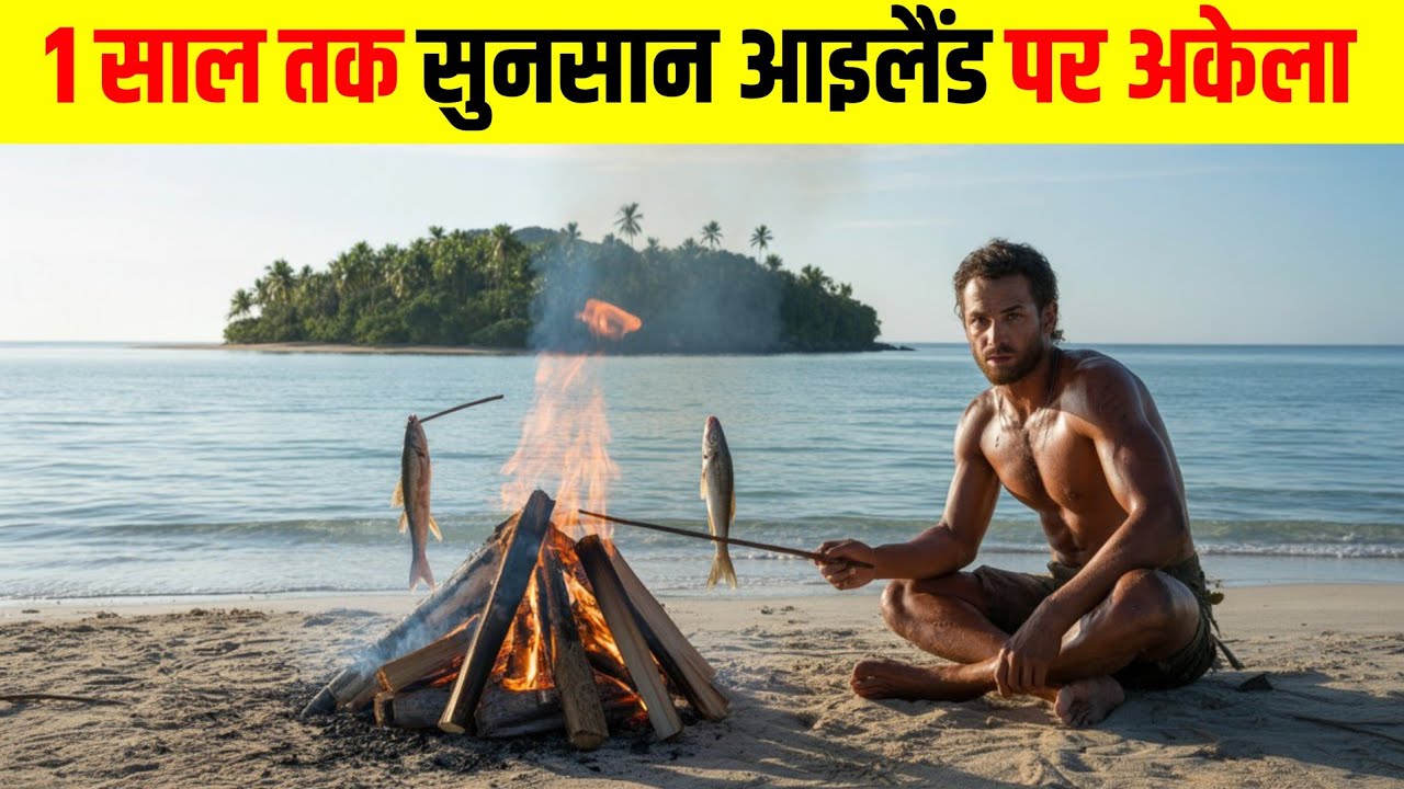 1 साल तक सुनसान आईलैंड पर अकेला Alone on a Deserted Island for 1 Year