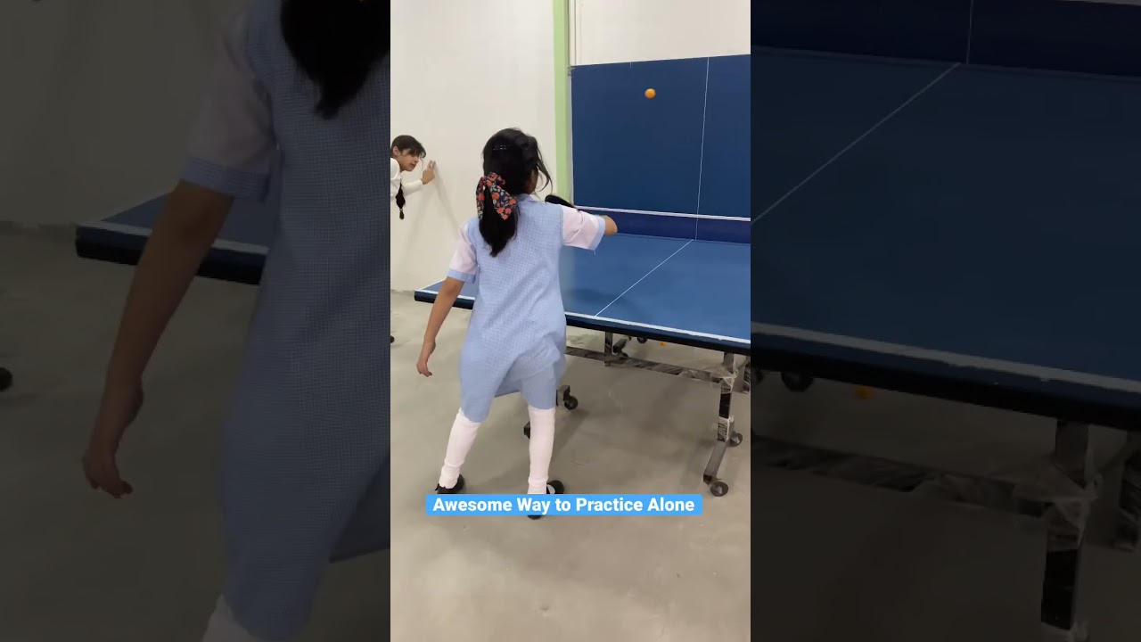 How to Practice Alone in Table Tennis ? 🙋🏻&zwj;♂️🤨🔥💪🏽 #tabletennis #training #trending