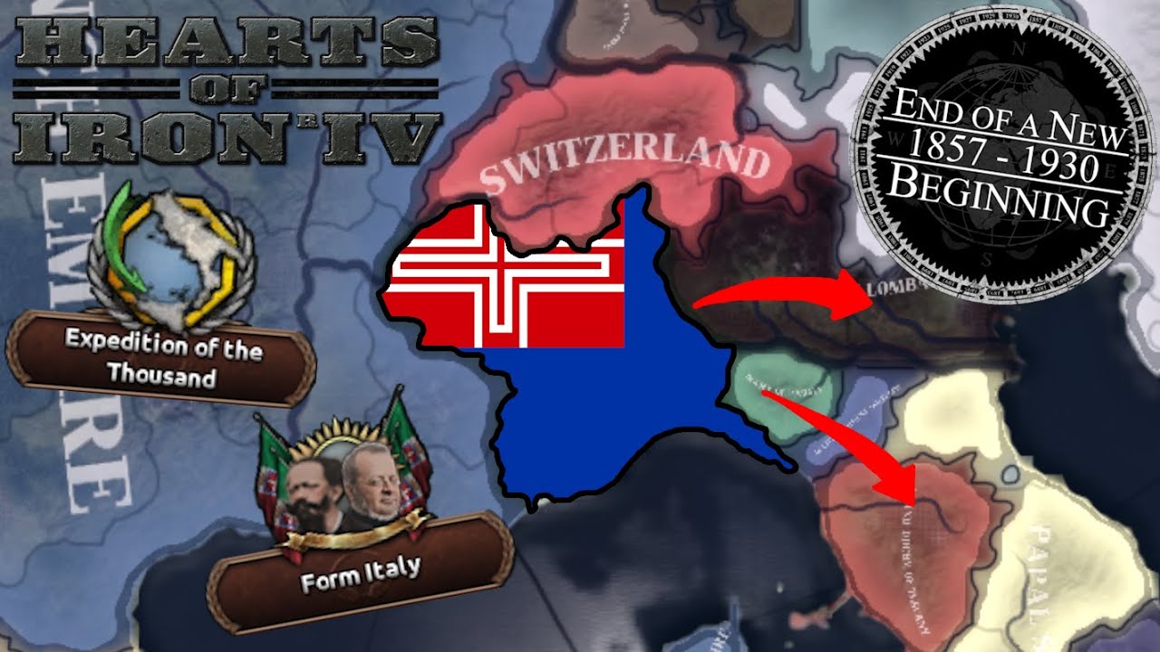 Unifying Italy in the End of a New Beginning | Hearts of Iron IV