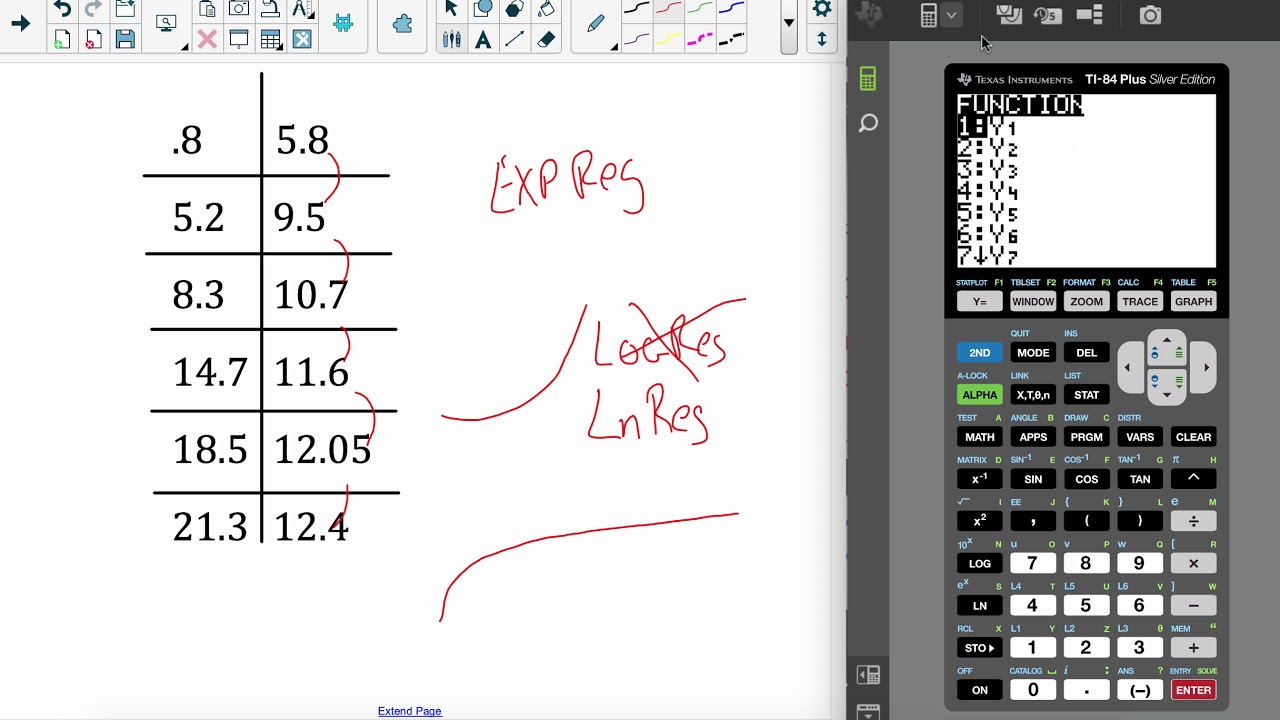 Log Regression Help Video
