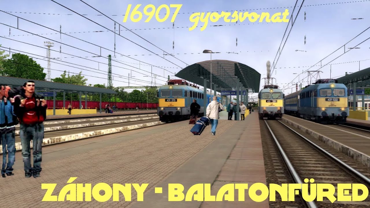 Irány a Balaton! 16907.Tekergő gyorsvonat Záhony - Balatonfüred ᴴᴰMSTS OR