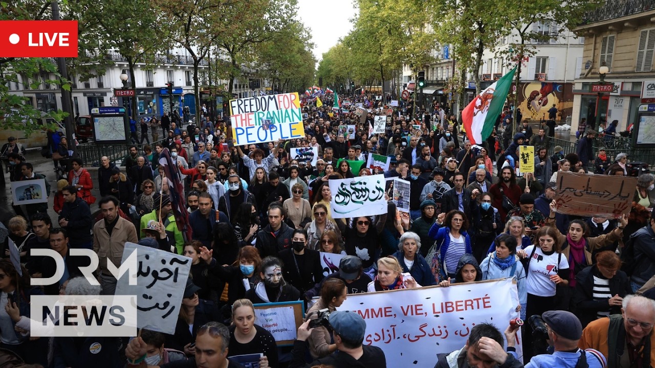 LIVE: Paris Rally in Support of Iranian People Demanding an End to the Islamic Republic