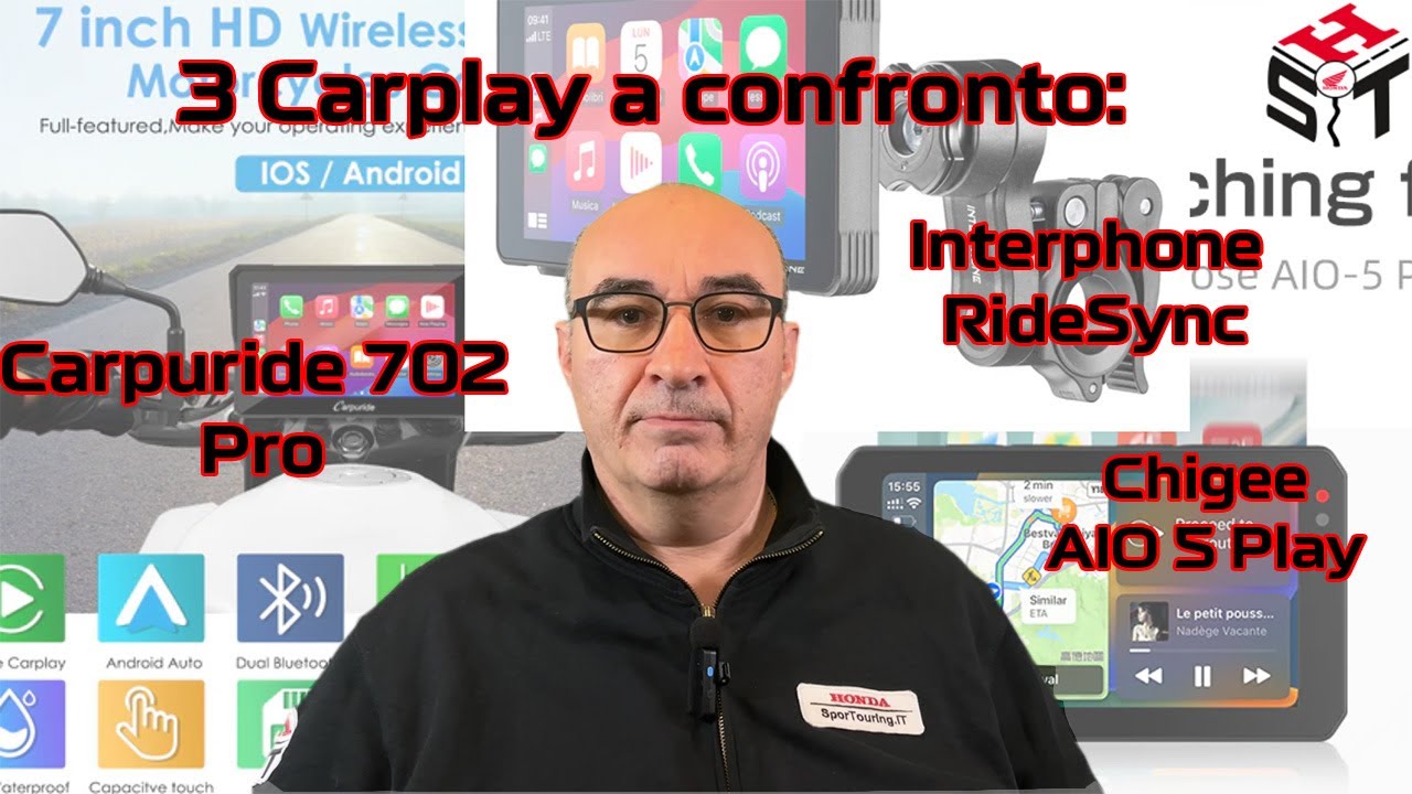 Carplay a confronto: CarPuride 702 Pro vs RideSync vs Chigee AIO 5