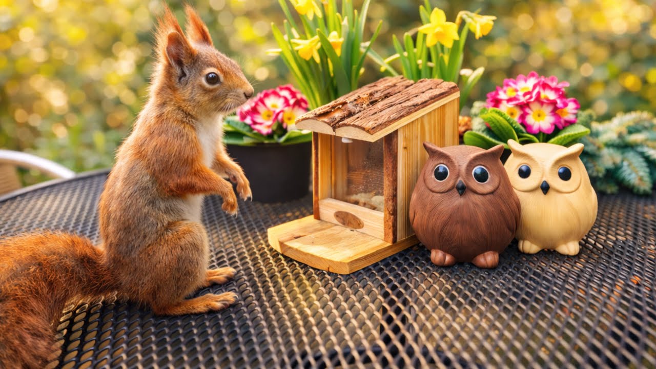 We Bought a New Squirrel Feeder… What Happens Next? 🐿️🥜