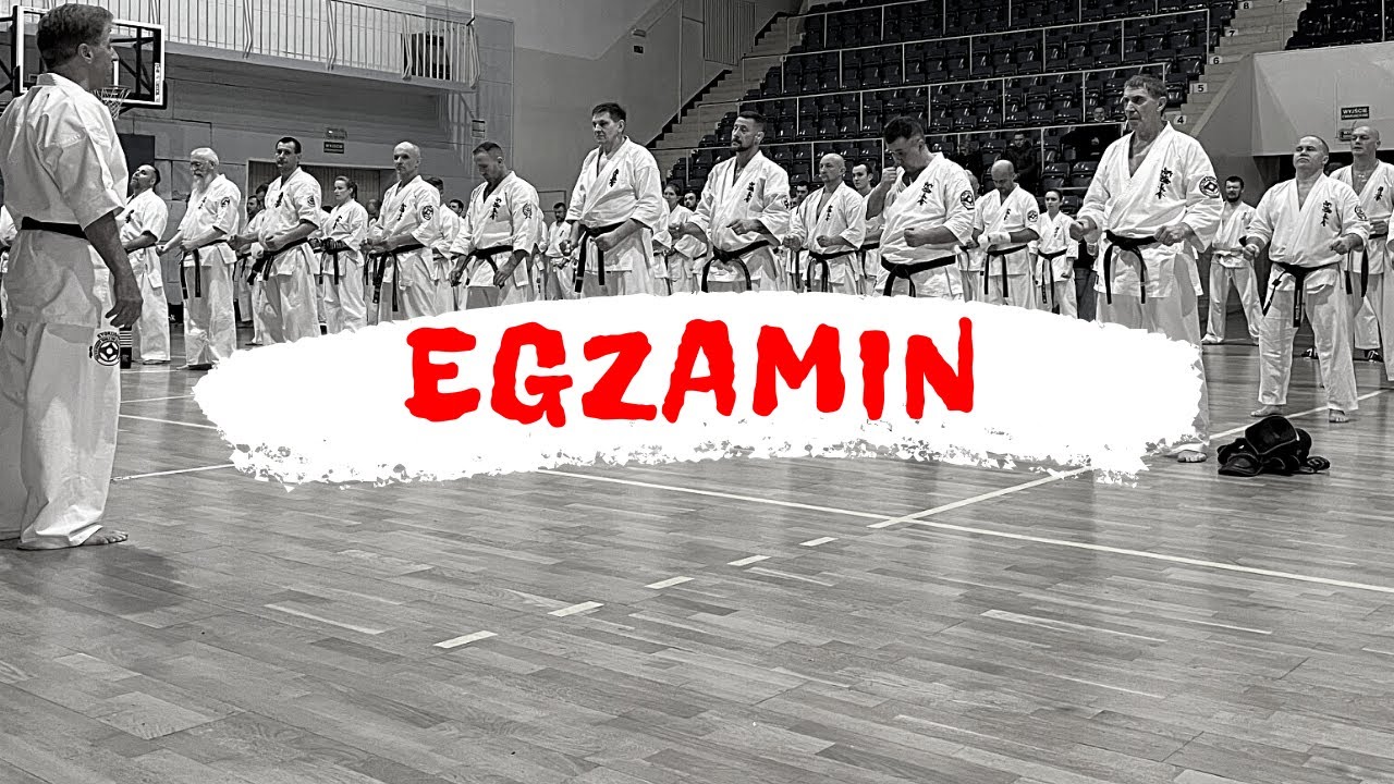 Egzamin KARATE SO-KYOKUSHIN Shihan Krzysztof Borowiec Branch (cz.I)