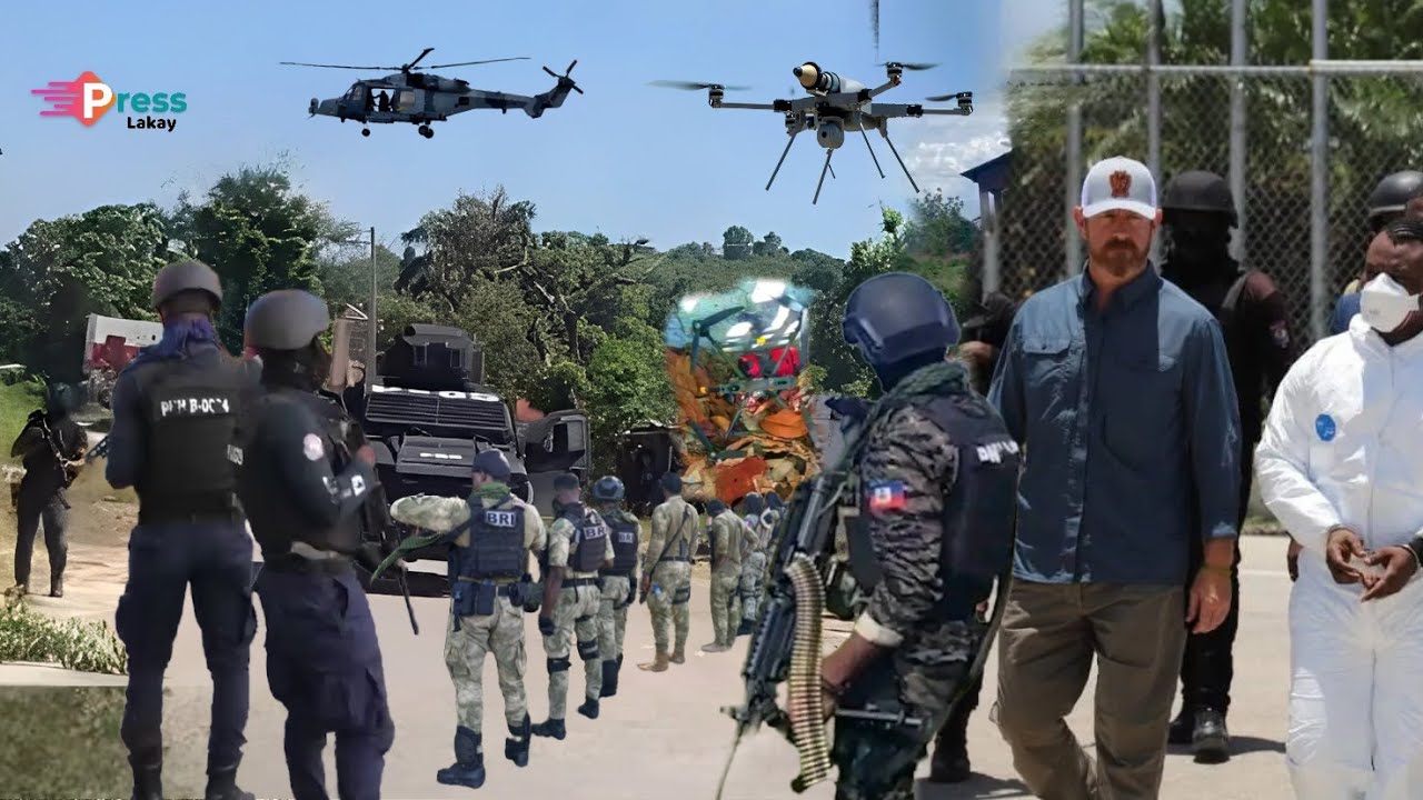 Se fini pou chèf gang 400 Mawozo a. Men video drone ki tonbe nan baz 400. Gwo rèl. Izo, gwo sezisman
