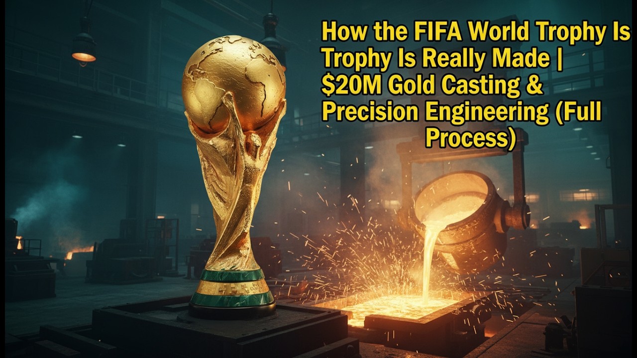 Inside the $20M FIFA World Cup Trophy | Gold Casting Full Process