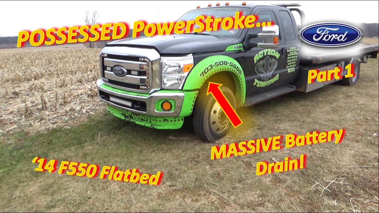 (Pt 1) POSSESSED PowerStroke Tow Truck? (Drains Batteries OVERNIGHT!)
