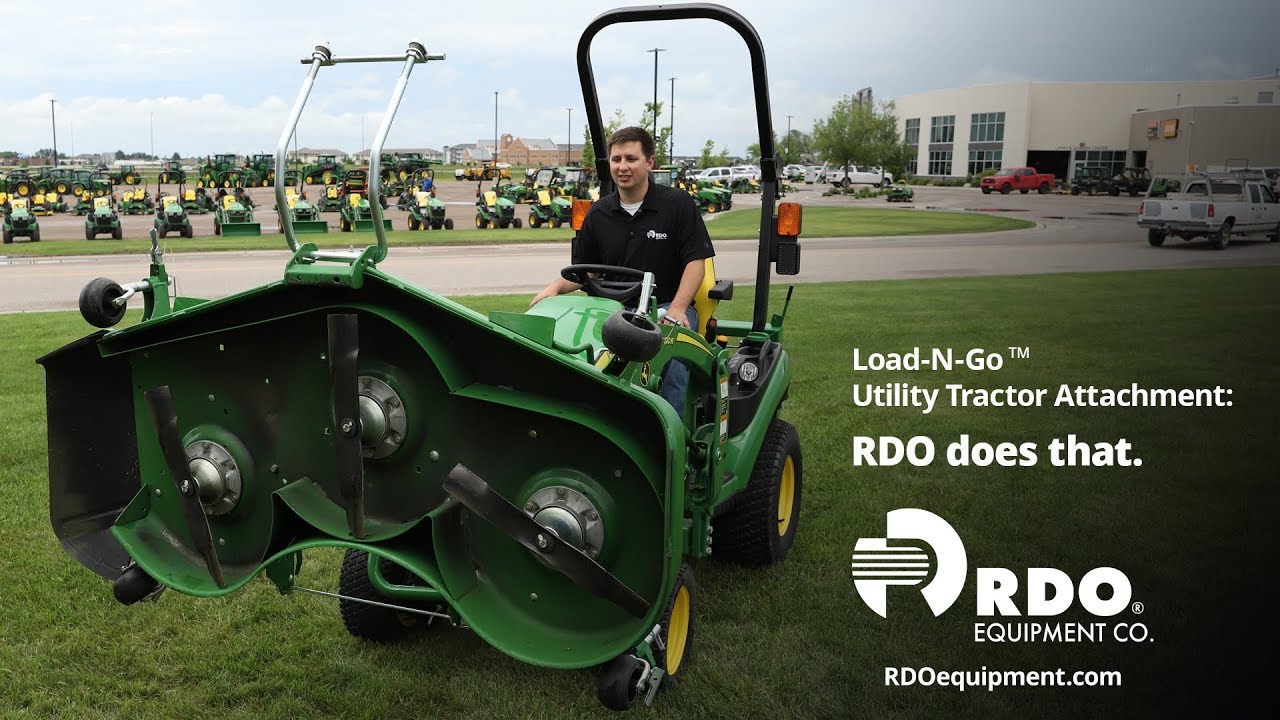 Benefits of the Load-N-Go&trade; on a John Deere Compact Utility Tractor