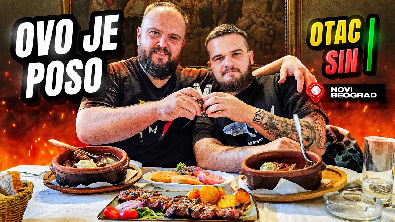 JAGNjETINA ISPOD SAČA , RAŽNjIĆI od VRATA , REBRA na KAJMAKU !!! Restoran KESTEN !  E-05