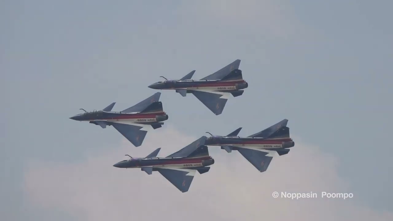 August 1st Frist flight Demo Over Don Mueang Airport Bangkok Thailand